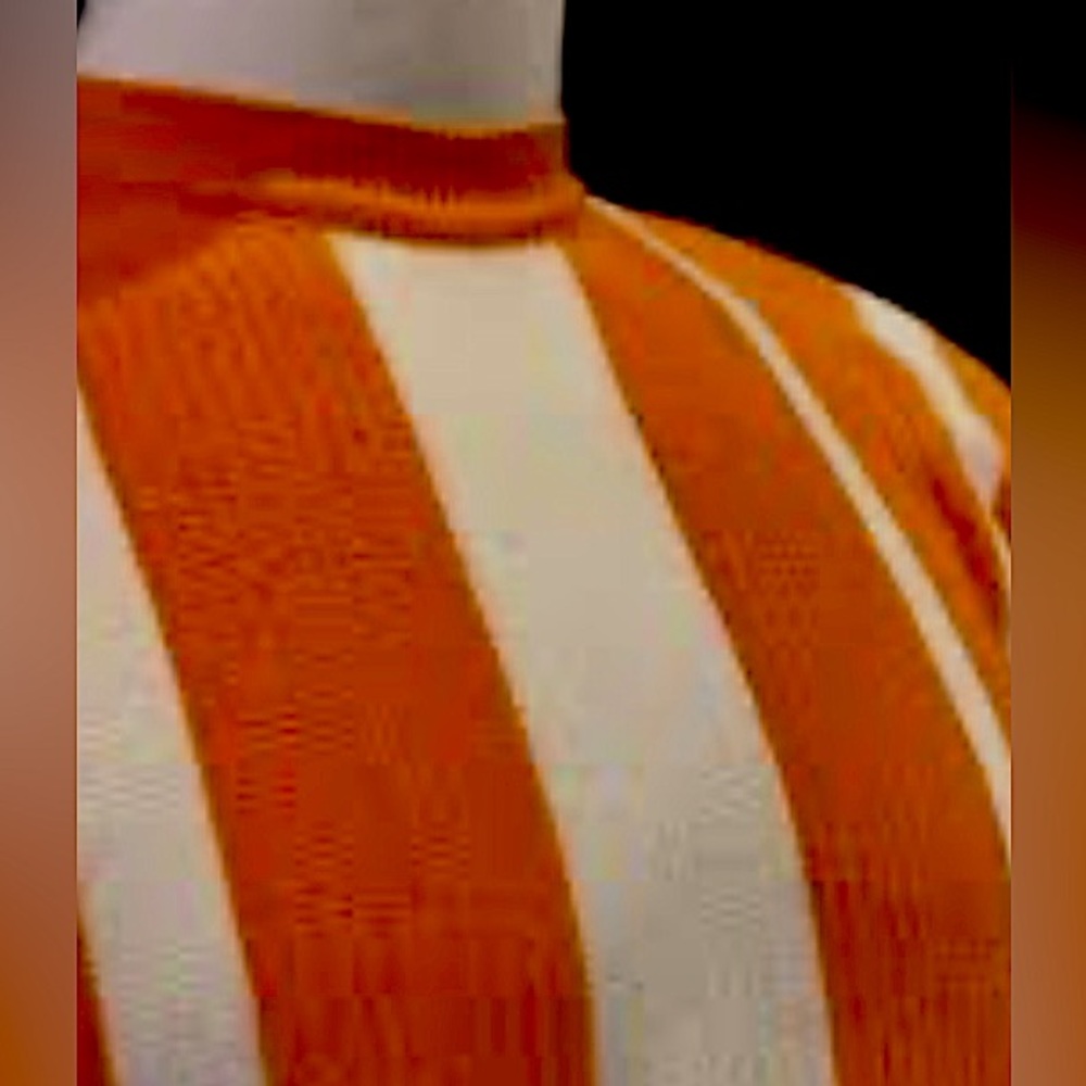 NWOT PrettyGarden Womens PrettyGarden Womens Sweater Orange and White Stripe